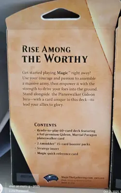 MTG Gideon Martial Paragon Planeswalker Deck Amonkhet Complete Ships Immediately - Image 2