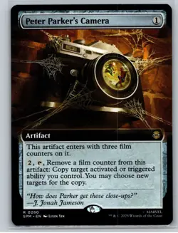 Magic: The Gathering - Spider-Man - Peter Parker's Camera - Extended Art Rare - Image 1