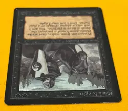 MTG BLACK KNIGHT Beta (OldManMTG 007-695) - Image 5
