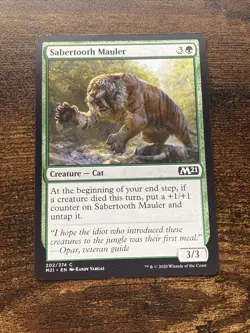 Sabertooth Mauler (202) Core Set 2021 M21 MTG Magic The Gathering D5602* - Image 1