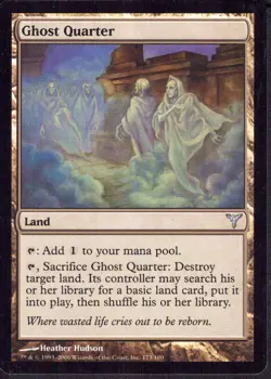 Ghost Quarter - Dissension - MTG Magic - LP - Image 1