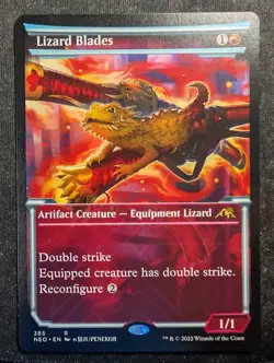 Lizard Blades - Showcase - Kamigawa: Neon Dynasty (MTG) - Image 1