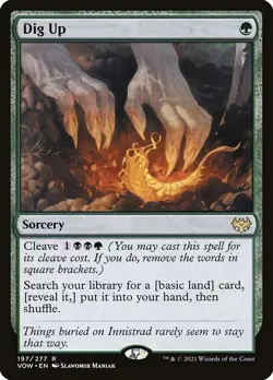 1x Dig Up NM Eng MTG - Crimson Vow - Image 1