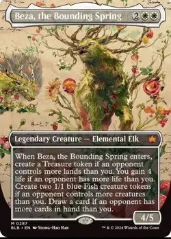 Beza, the Bounding Spring Borderless - BLB 0287 NM - MTG Magic - Image 1