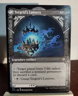 MTG Tergrid God Of Fright / Tergrid's Lantern Showcase LP X1 Magic The Gathering - Image 2