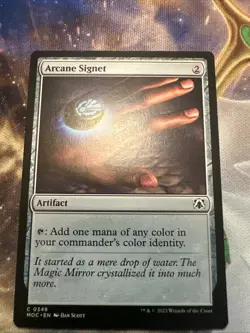 Arcane Signet Commander: March of the Machine Regular - Image 1