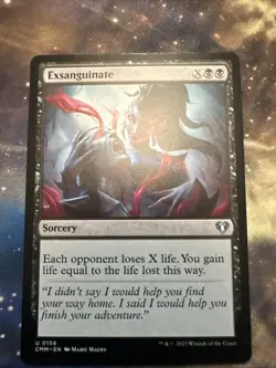 Exsanguinate Commander Masters Regular - Image 1