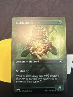 Elvish Mystic (Borderless) Commander Masters Regular - Image 1