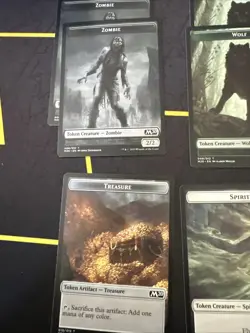 Mtg Token Lot: Soldier, Wolf, Zombie, Elemental, Treasure, Sprit. NM - Image 2