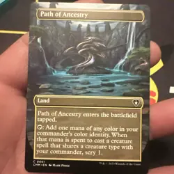 Path of Ancestry (Borderless) Commander Masters Regular - Image 1