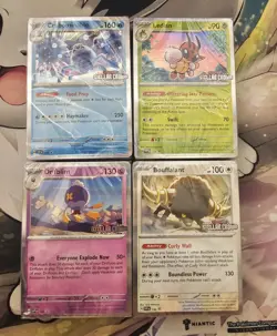 2024 Pokemon Sealed Stellar Crown Build & Battle Stamped Promo Deck (set of 4) - Image 1