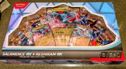 *Sealed Salamence EX & Reshiram EX Premium Collection* Pokemon - Image 1