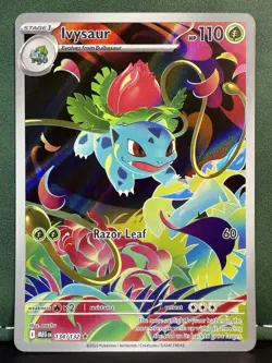 Ivysaur 134/132 Illustration Rare - Near Mint Mega Evolution Pokemon TCG English - Image 1