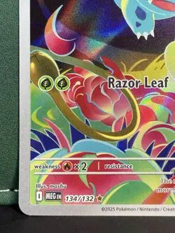 Ivysaur 134/132 Illustration Rare - Near Mint Mega Evolution Pokemon TCG English - Image 2