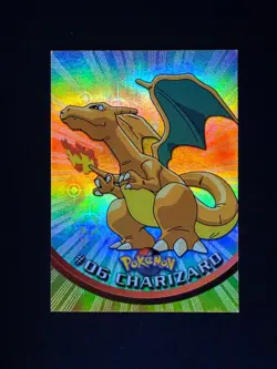 topps Pokemon TV Animation Edition Series 1 Rainbow Foil #06 Charizard #6 - Image 1