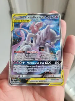 Pokemon Mewtwo & Mew GX SM191 Tag Team Black Star Promo Sun & Moon PACK FRESH - Image 1