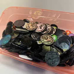 Big Lot Of Pokemon Coins/Markers/damage/posion Medallions Charizard - Image 2
