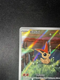 Pokemon TCG Victini SVP 208 Full Art Illustration Black Star Promo Rare Holo - Image 2