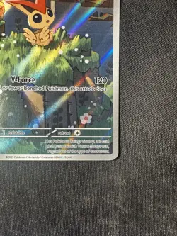 Pokemon TCG Victini SVP 208 Full Art Illustration Black Star Promo Rare Holo - Image 4
