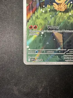 Pokemon TCG Victini SVP 208 Full Art Illustration Black Star Promo Rare Holo - Image 5