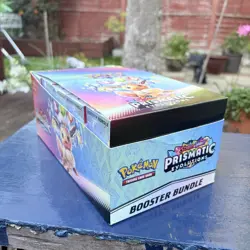 UNSEALED Pokemon TCG Prismatic Evolutions booster bundle display case [x10] 🚚✅ - Image 2