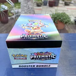 UNSEALED Pokemon TCG Prismatic Evolutions booster bundle display case [x10] 🚚✅ - Image 3
