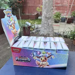 UNSEALED Pokemon TCG Prismatic Evolutions booster bundle display case [x10] 🚚✅ - Image 5