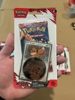 Pokemon Destined Rivals Single Pack Blister with Eevee and Zarude - lot of 15 - Image 1