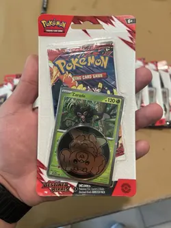 Pokemon Destined Rivals Single Pack Blister with Eevee and Zarude - lot of 15 - Image 2