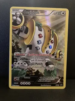 2015 Pokemon XY Regigigas Full Art Black Star Promo XY82 - Image 1