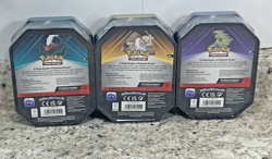 Pokemon TCG: Triple Whammy Tins Lot Of 3 New Factory Sealed Ships Fast 💨 - Image 3