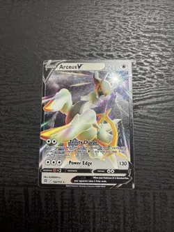 Arceus V 122/172 Brilliant Stars Metal Promo Pokemon TCG NM - Image 1