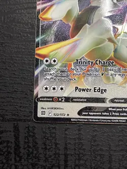 Arceus V 122/172 Brilliant Stars Metal Promo Pokemon TCG NM - Image 5