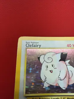 Clefairy Pokemon Holo 1999 Base Set 5/102 MP WotC - Image 5