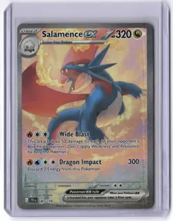 Salamence ex - 187/159 Special Illustration Rare Holo NM Pokemon SV09: Journey T - Image 1