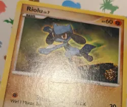 Pokemon TCG Riolu 61/123 Snowflake Stamp *German* Countdown Calendar Promo 2008 - Image 4