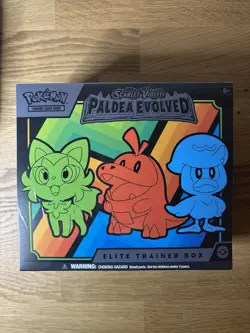 Pokemon TCG Paldea Evolved Elite Trainer Box Sealed - Image 1