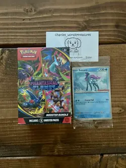 Pokemon Mega Evolution Phantasmal Flames Booster Bundle w/ Promo NEW Ships 11/14 - Image 1