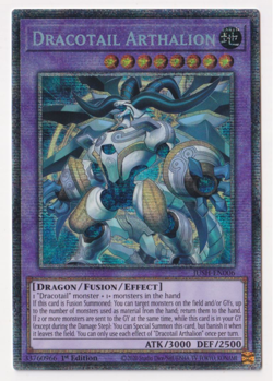 Dracotail Arthalion Yu-Gi-Oh! JUSH-EN006 1st Starlight Rare - Image 1