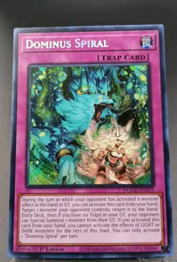 Yugioh Dominus Spiral DOOD-EN079 Secret Rare 1st Edition NM - Image 1