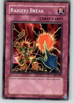 Raigeki Break - Starter Deck: Yugi Evolution - SYE-050 - Moderately Played - Image 1