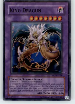 King Dragun - Flaming Eternity - FET-EN036 - Heavily Played - Image 1