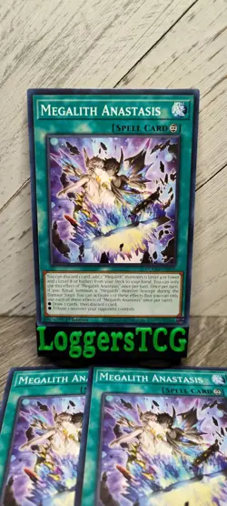 Yu-Gi-Oh! Megalith Anastasis x3 / DOOD-EN066 1st Edition NM - Image 1