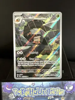 Pokemon Card Crustle 183/182 Paradox Rift Holo Illustration Rare Near Mint - Image 1