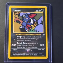 Pokemon TCG Sneasel Neo Revelation Card 24/64 Unlimited Rare - Image 1