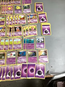 Lot Of 218 Psychic Pokemon Trading Cards - Image 5