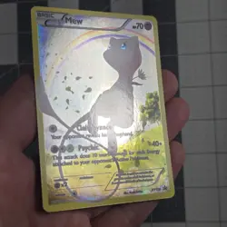 Pokemon TCG Mew Black Star Promos XY110 Holo Card MP - Image 2
