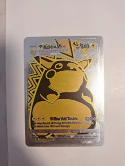 Pikachu VMAX TG29/TG30 Silver Foil Fan Art Collector's Card - Image 1