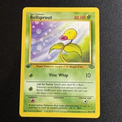 Bellsprout 49/64 Common Jungle 1st Edition Non Holo Pokemon Card WOTC - Image 1