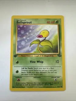 Pokemon Cards: Jungle 1st Edition Common: Bellsprout 49/64 - Image 1